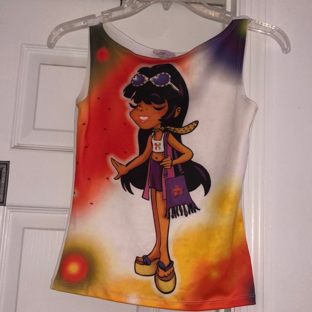 Pamplona Tank top with cool hippie chick